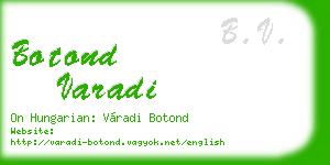 botond varadi business card